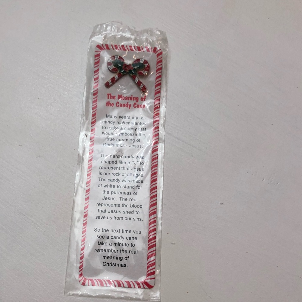 Christmas the meaning of the candy cane Pin